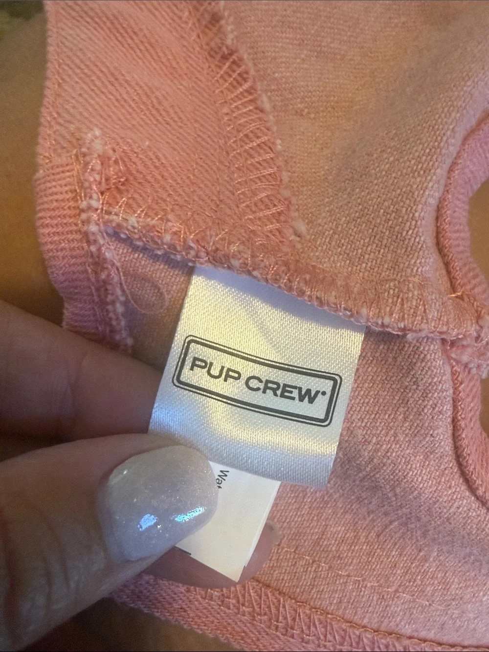 Pink Dog Denim Vest Jacket - Stylish Canine Outerwear